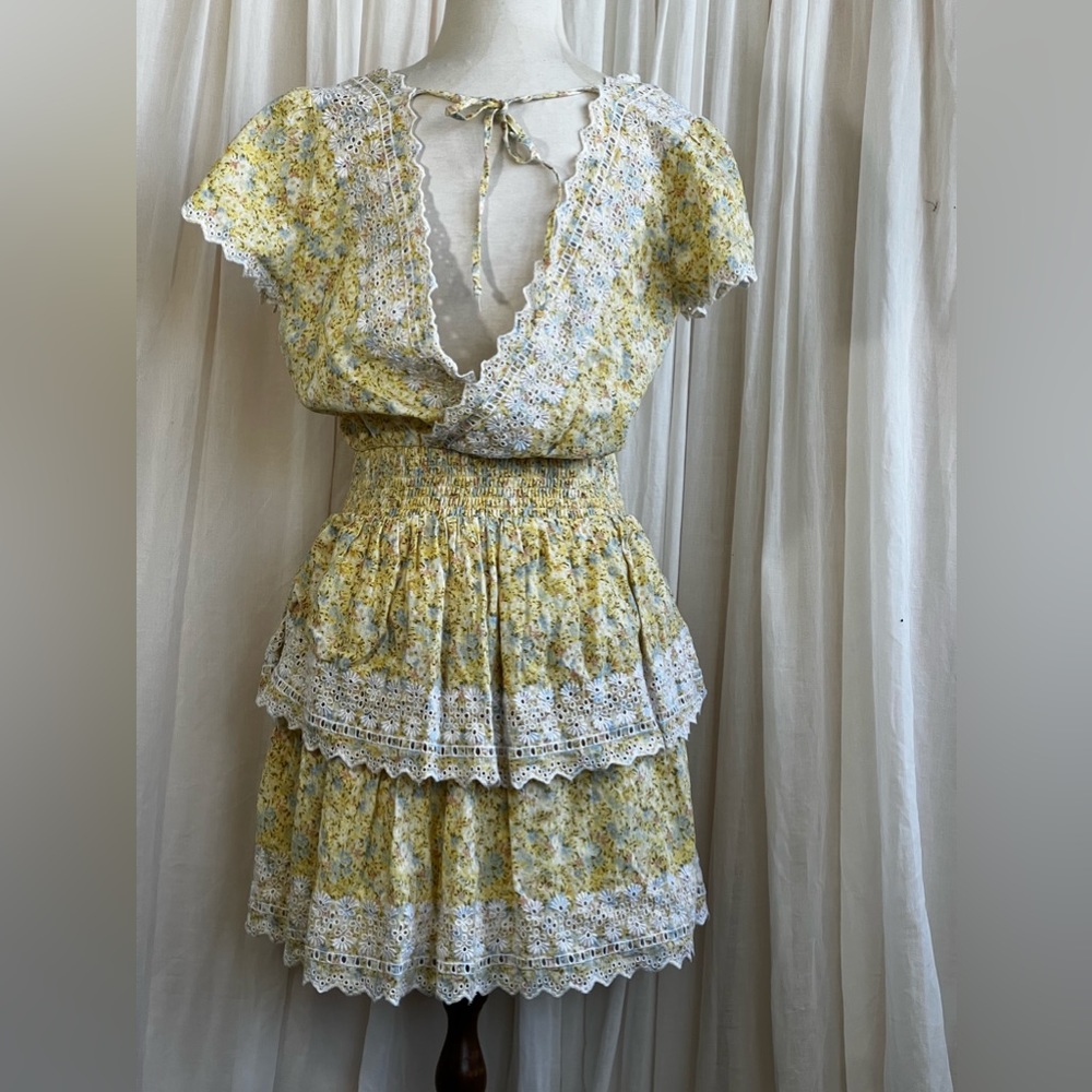 AEO floral ruffle dress - Picture 3 of 7